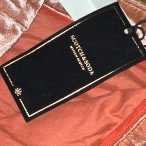 Scotch & Soda Maison Scotch Wide leg Velvet Cuff pants